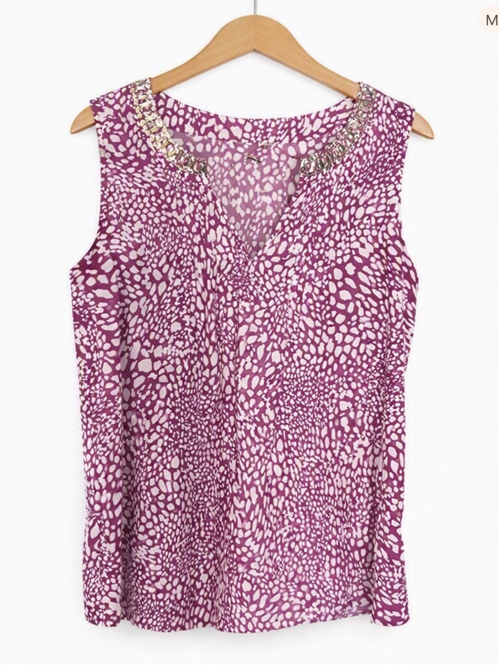 5/$25 Jessica Sleeveless V-Neck Blouse Size 16